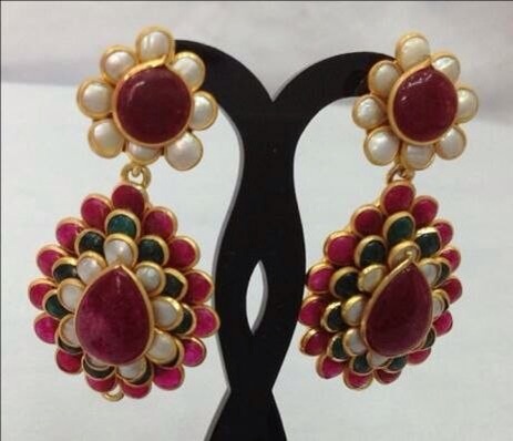 Manufacturers Exporters and Wholesale Suppliers of Designer Earrings Agra Uttar Pradesh